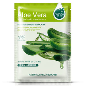 Face Skin Care Face Masks Moisturizer Natural Plant Facial Mask Whitening Oil Control Wrapped Mask Aloe Vera Honey Facial Masks