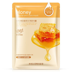 Face Skin Care Face Masks Moisturizer Natural Plant Facial Mask Whitening Oil Control Wrapped Mask Aloe Vera Honey Facial Masks