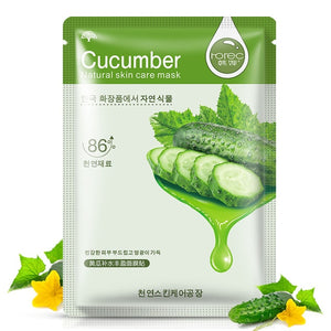 Face Skin Care Face Masks Moisturizer Natural Plant Facial Mask Whitening Oil Control Wrapped Mask Aloe Vera Honey Facial Masks