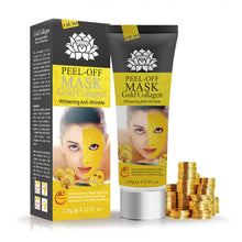 Load image into Gallery viewer, 120g/60g 24K Yellow Gold Collagen Facial Peeling Mask Anti Wrinkle Blackhead Remover Mask Acne Treatment for Skin Care TSLM1