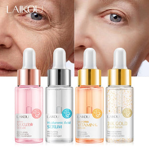 LAIKOU Sakura Face Serum Japan Skin Care Shrink Pores Remove Acne Liquid Moisturizing Face Essence Brighten Skin Serum