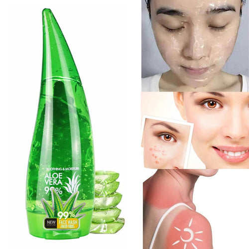 99% Aloe Vera Gel Face Moisturizer Anti Wrinkle Acne Scar Treatment Multifunctional Face Mask Body Lotion Skin Care Cream 120ml
