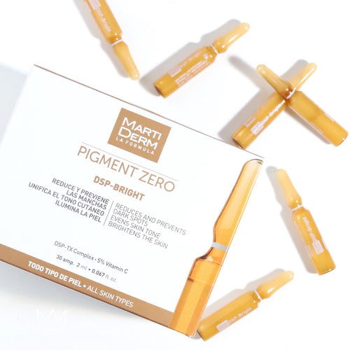 Original Martiderm Pigment Zero DSP-Bright Dark Spots Ampoules 30x2ml Face Freckle Remove Whitening Serum